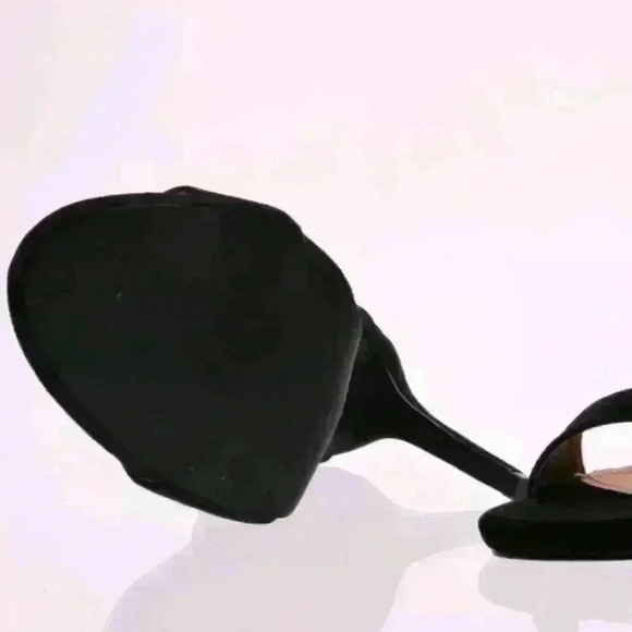 NIB Bebo by Nasty Gal Carrie Strappy Black Vegan Heel Sandal Stiletto Sz 8 US - Picture 5 of 7